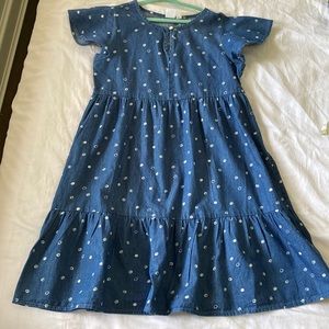 NWT Gap kids denim dress size M (8)
